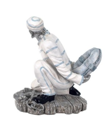 By SIGRIS Figura Marinera Blanco de Resina 24*23*15cm