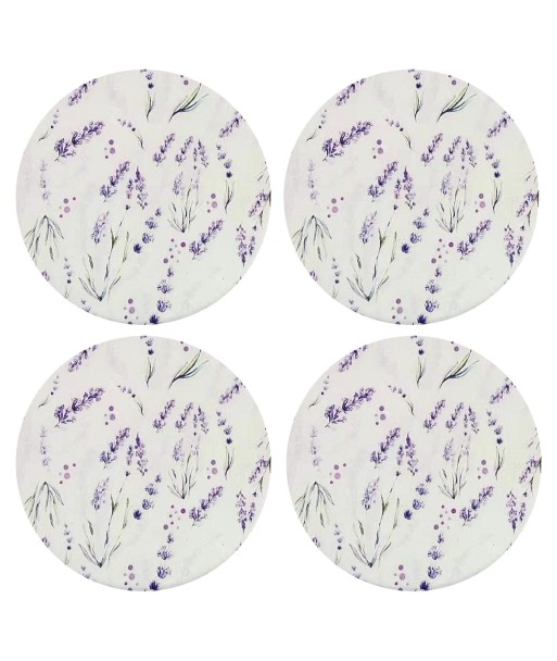 Salvamantel de Cerámica Lavanda - Complemento Decorativo para Mesa - Regalo Original y Elegante para cualquier