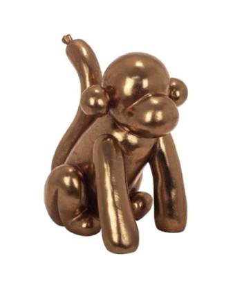 By SIGRIS Figura de Perro Dorado de Resina 25*21*16cm