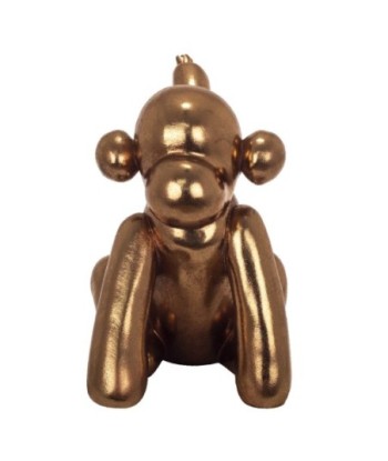 By SIGRIS Figura de Perro Dorado de Resina 25*21*16cm