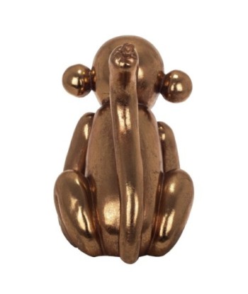 By SIGRIS Figura de Perro Dorado de Resina 25*21*16cm