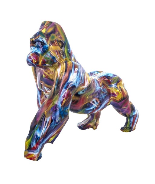 By SIGRIS Figura de Mono Multicolor de Resina 48*57*28cm