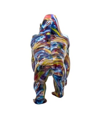 By SIGRIS Figura de Mono Multicolor de Resina 48*57*28cm