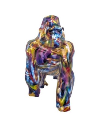 By SIGRIS Figura de Mono Multicolor de Resina 48*57*28cm