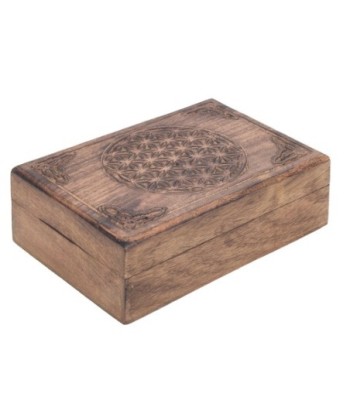 By SIGRIS Cajas Almacenamiento 3 Uni. Marrón de Madera 8*18*26cm Caja