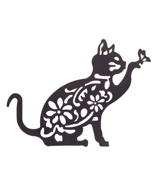Signes Grimalt By Sigris - Decoración de Pared | Adorno Forma de Gato - 41x1x51 cm, Metal