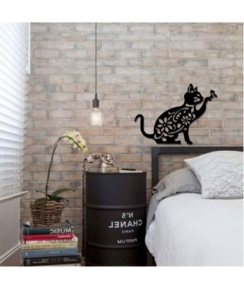 Signes Grimalt By Sigris - Decoración de Pared | Adorno Forma de Gato - 41x1x51 cm, Metal