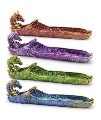 Signes Grimalt by Sigris - Quemador Incienso | Incienso Soporte - 8x6x27 cm - Dragones, Pack de 3