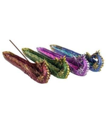 Signes Grimalt by Sigris - Quemador Incienso | Incienso Soporte - 8x6x27 cm - Dragones, Pack de 3
