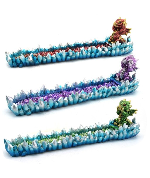 Signes Grimalt by Sigris - Quemador Incienso | Incienso Soporte - 8x6x26 cm - Dragones, Pack de 3