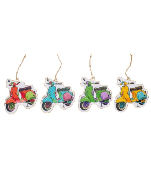 Colgante de moto scooter 4 dif. para decoración romántica, accesorio único para amantes de las motos y scooters