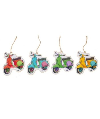 Colgante de moto scooter 4 dif. para decoración romántica, accesorio único para amantes de las motos y scooters