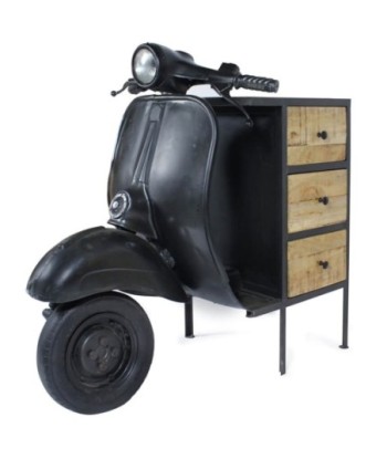 Signes Grimalt By Sigris - Barra de Bar Vintage | Mueble Consola Vintage - Diseño Scooter, 105x130x68 cm