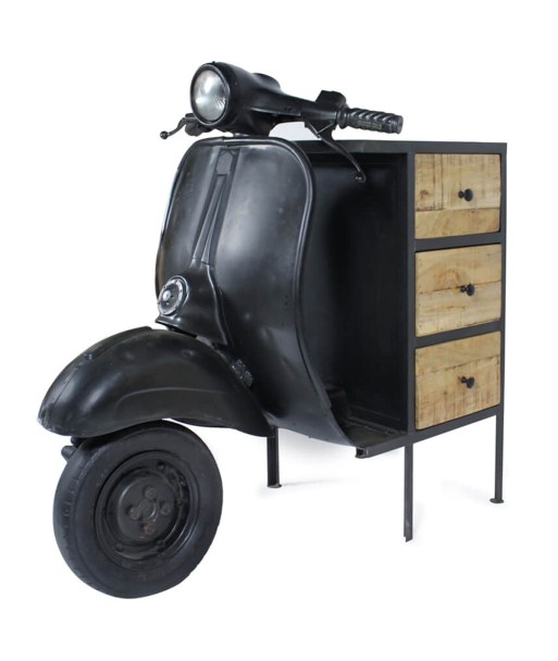 Signes Grimalt By Sigris - Barra de Bar Vintage | Mueble Consola Vintage - Diseño Scooter, 105x130x68 cm