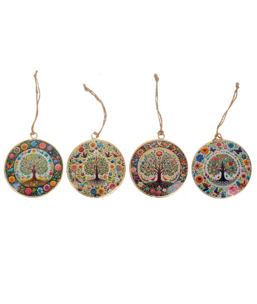 Colgante Árbol de la Vida Multicolor 4 Difusores Aromáticos para Decoración y Regalos Especiales