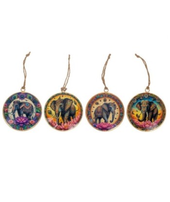 Colgante Elefante Multicolor Decorativo para el Hogar, Accesorio Romántico y Único, Ideal para Regalos Especiales