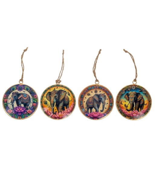 Colgante Elefante Multicolor Decorativo para el Hogar, Accesorio Romántico y Único, Ideal para Regalos Especiales