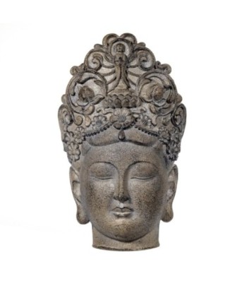 Signes Grimalt By Sigris - Figuras Decorativas | Cabeza Buda Decorativa - Figuras de Budas, 24 x 14 x 15 cm