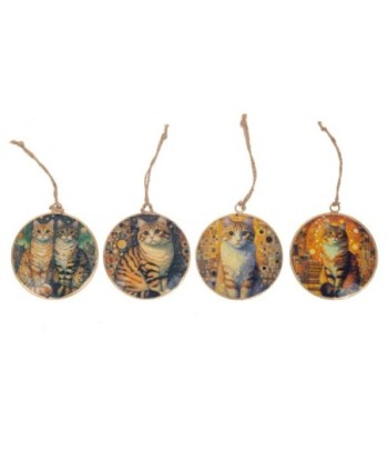 Colgante de Gato Multicolor 4 Diferentes Diseños para Decoración Romántica del Hogar