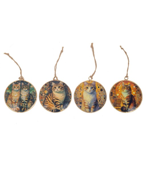 Colgante de Gato Multicolor 4 Diferentes Diseños para Decoración Romántica del Hogar