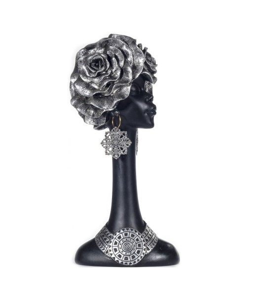Signes Grimalt By Sigris - Figuras Decorativas | Figura en Resina - Cabeza Africana - 30 x 14 x 10 cm