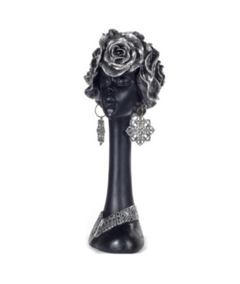 Signes Grimalt By Sigris - Figuras Decorativas | Figura en Resina - Cabeza Africana - 30 x 14 x 10 cm