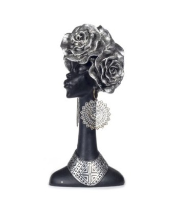 Signes Grimalt By Sigris - Figuras Decorativas | Figura en Resina - Cabeza Africana - 28 x 13 x 10 cm