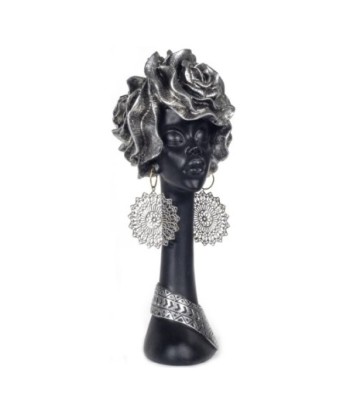 Signes Grimalt By Sigris - Figuras Decorativas | Figura en Resina - Cabeza Africana - 28 x 13 x 10 cm