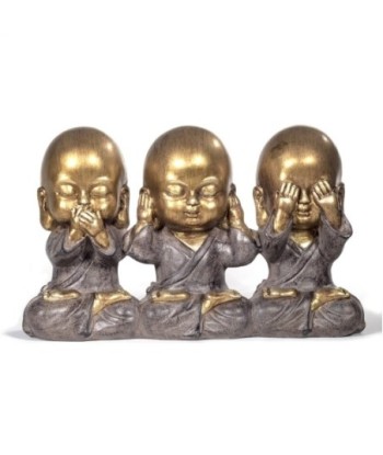 Signes Grimalt By Sigris - Figuras Decorativas | Mpnjes Tibetanos Decorativos - Figuras de Monjes, Pack de 3 -