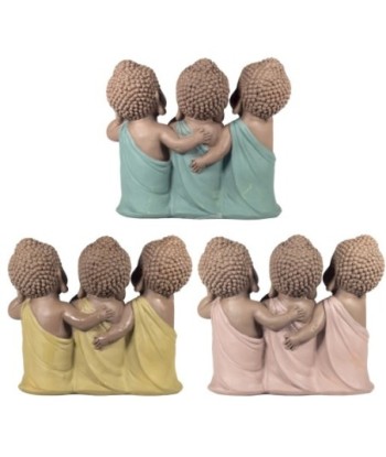 Signes Grimalt By Sigris - Figuras Decorativas | Budas Decorativos - Figuras de Budas, Pack de 3 - 13x5x13 cm