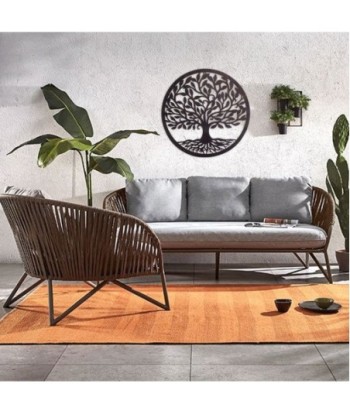 Signes Grimalt By Sigris - Decoración de Pared | Arbol de la Vida Pared - 50 cm x 1 cm x 50 cm, Metal