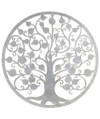 Signes Grimalt By Sigris - Decoración de Pared | Arbol de la Vida Pared - 82cmx1 cmx82 cm, Metal - Color Gris