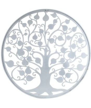 Signes Grimalt By Sigris - Decoración de Pared | Arbol de la Vida Pared - 82cmx1 cmx82 cm, Metal - Color Gris