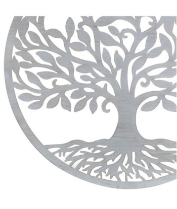Signes Grimalt By Sigris - Decoración de Pared | Arbol de la Vida Pared - 82x1x82 cm, Metal - Color Gris