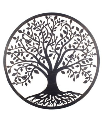 Signes Grimalt By Sigris - Decoración de Pared | Arbol de la Vida Pared - 82 cm x 1 cm x 82 cm, Metal