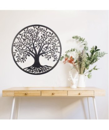 Signes Grimalt By Sigris - Decoración de Pared | Arbol de la Vida Pared - 82 cm x 1 cm x 82 cm, Metal