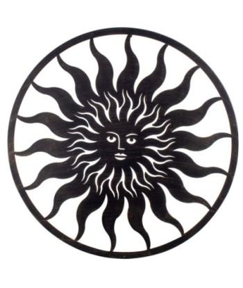 Signes Grimalt By Sigris - Decoración de Pared | Cuadros de Metal para Pared, Forma de Sol - 82 cm x 1 cm x 82