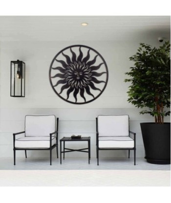 Signes Grimalt By Sigris - Decoración de Pared | Cuadros de Metal para Pared, Forma de Sol - 82 cm x 1 cm x 82