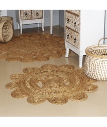 Signes Grimalt by Sigris - Alfombra Yute | Alfombra Redonda, Decoracion Casa - Diámetro 90 cm