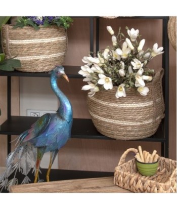 Signes Grimalt By Sigris - Cestas Mimbre | Cestos Mimbre Decoracion - Pack de 3 Cestas, 26x26x34 cm