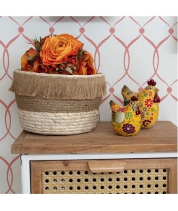 Signes Grimalt By Sigris - Cestas Mimbre | Cestos Mimbre Decoracion - Pack de 3 Cestas, 21x30x35 cm