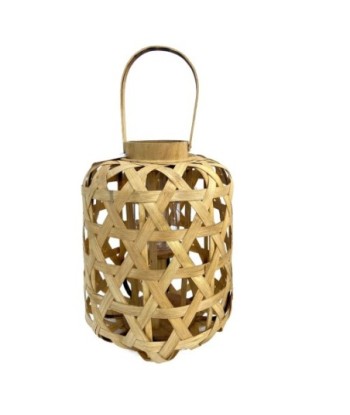 Signes Grimalt By Sigris - Faroles de Decoracion | Decoracion Nordica - Farolillo de Bambú, 35x25x25 cm