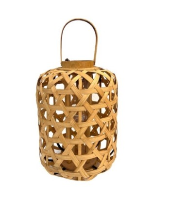 Signes Grimalt By Sigris - Faroles de Decoracion | Decoracion Nordica - Farolillo de Bambú, 41x30x30 cm