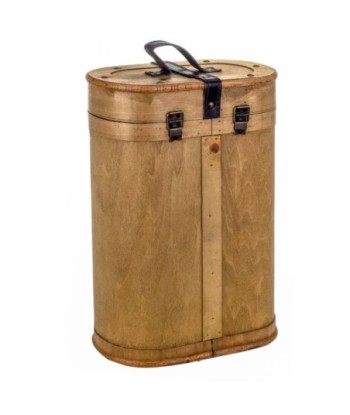 Signes Grimalt By Sigris - Decoracion Vintage | Maleta Vintage -  Maleta Baúl Decorativa, Bambú - 36x15x24 cm