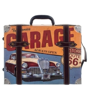 Signes Grimalt By Sigris - Placa Metal | Chapas Metalicas Vintage - Decoracion forma de Maleta Vintage, 39x4,5x40,5