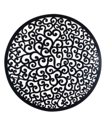 Signes Grimalt By SIGRIS - Adorno pared Negro de Metal | Aplique Metal Mandalas Decorativos Mandalas Decorativos