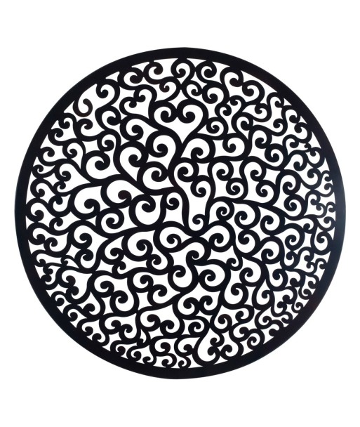 Signes Grimalt By SIGRIS - Adorno pared Negro de Metal | Aplique Metal Mandalas Decorativos Mandalas Decorativos