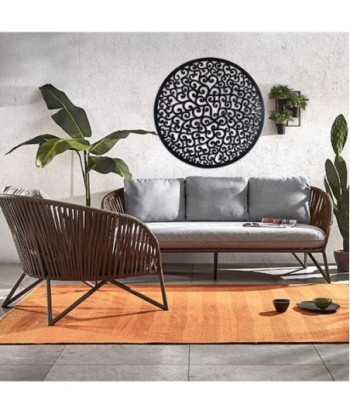 Signes Grimalt By SIGRIS - Adorno pared Negro de Metal | Aplique Metal Mandalas Decorativos Mandalas Decorativos