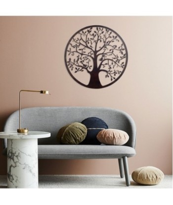 By SIGRIS Aplique Metal Negro de Metal 80*1*80cm Adorno