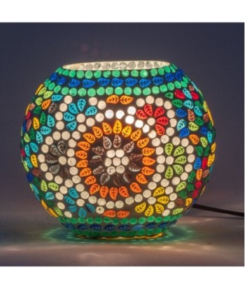 Lámpara Multicolor de Cristal, Iluminación Decorativa para el Hogar, Lámpara de Mesa Moderna y Elegante, Ideal